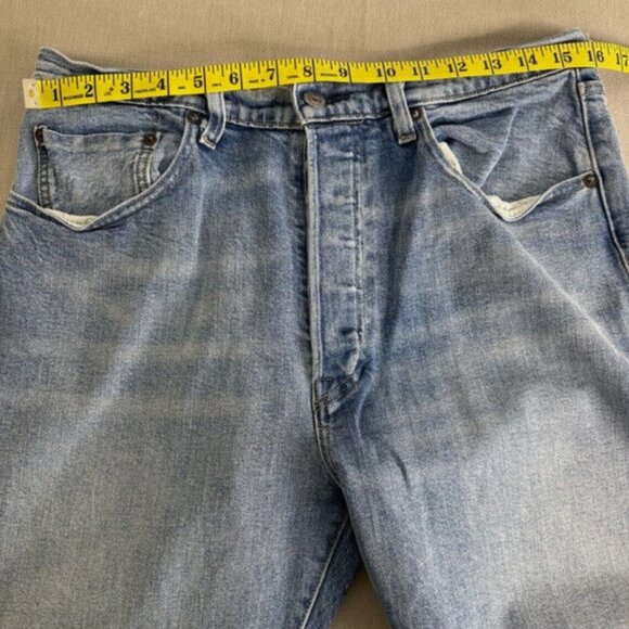 (Rare Vintage) Levi’s Made & Crafted 501 Selvedge Patchwork Jeans - 30/31x32 - Picture 7 of 9